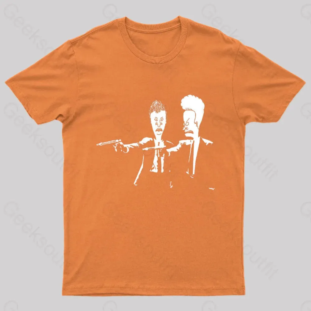 Beavis And Butthead Pulp Fiction Nerd T-Shirt