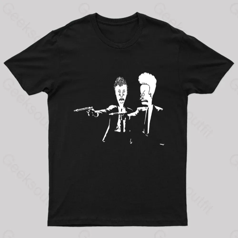 Beavis And Butthead Pulp Fiction Nerd T-Shirt