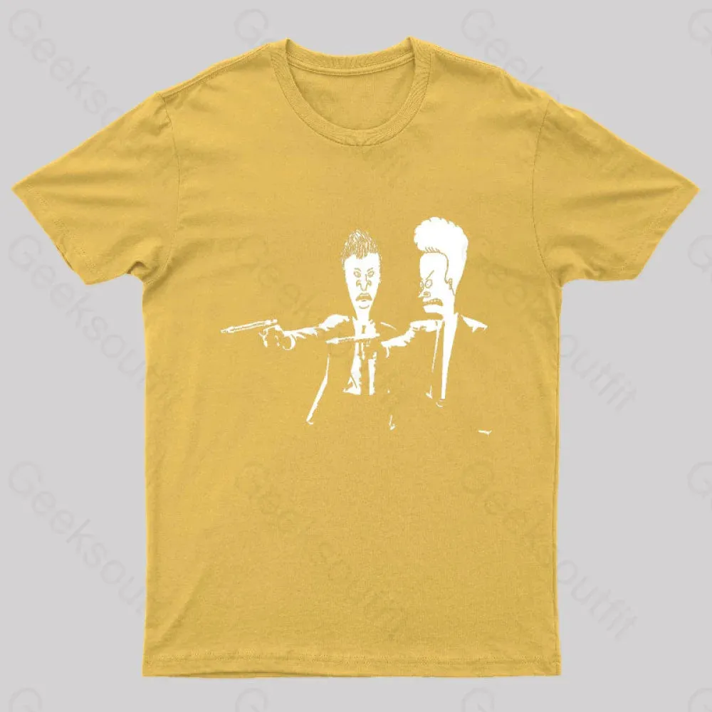 Beavis And Butthead Pulp Fiction Nerd T-Shirt