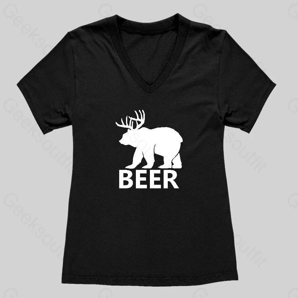 Beer Women's V-Neck T-shirt