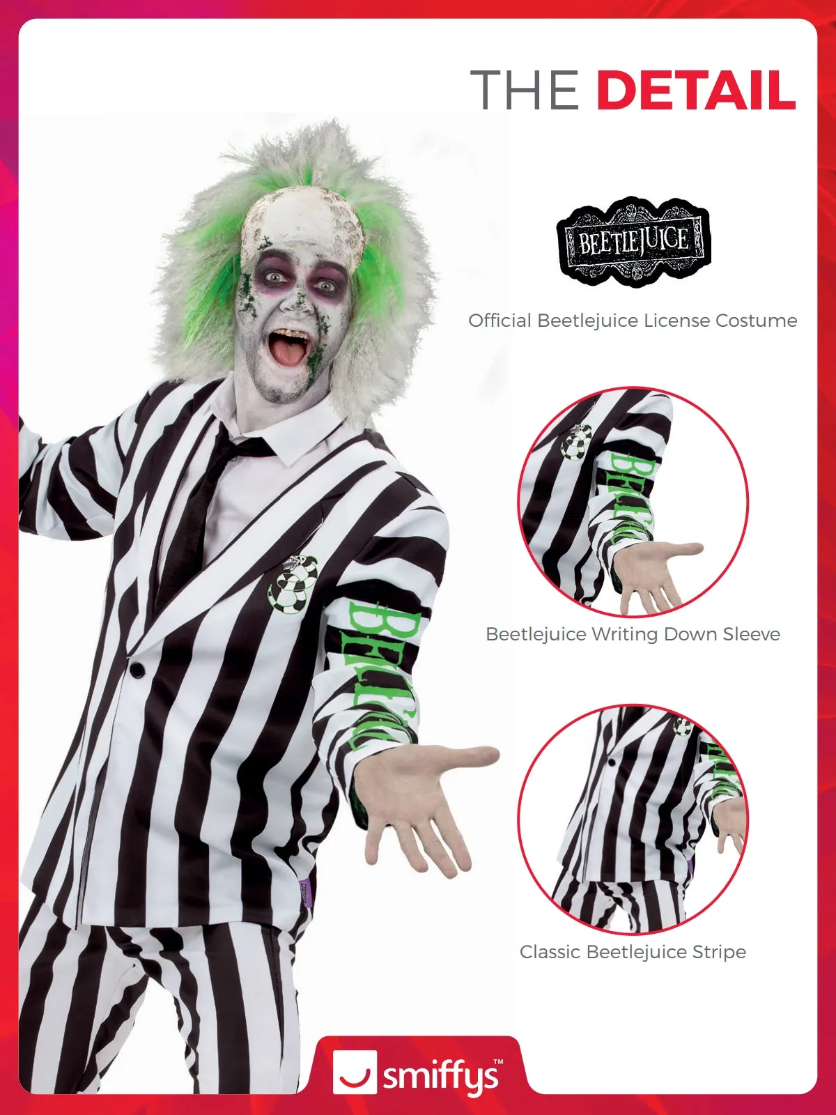 Beetlejuice Mens Costume