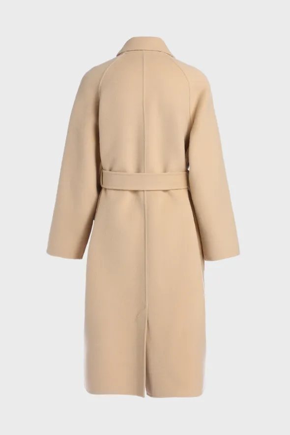 Beige Wool Coat