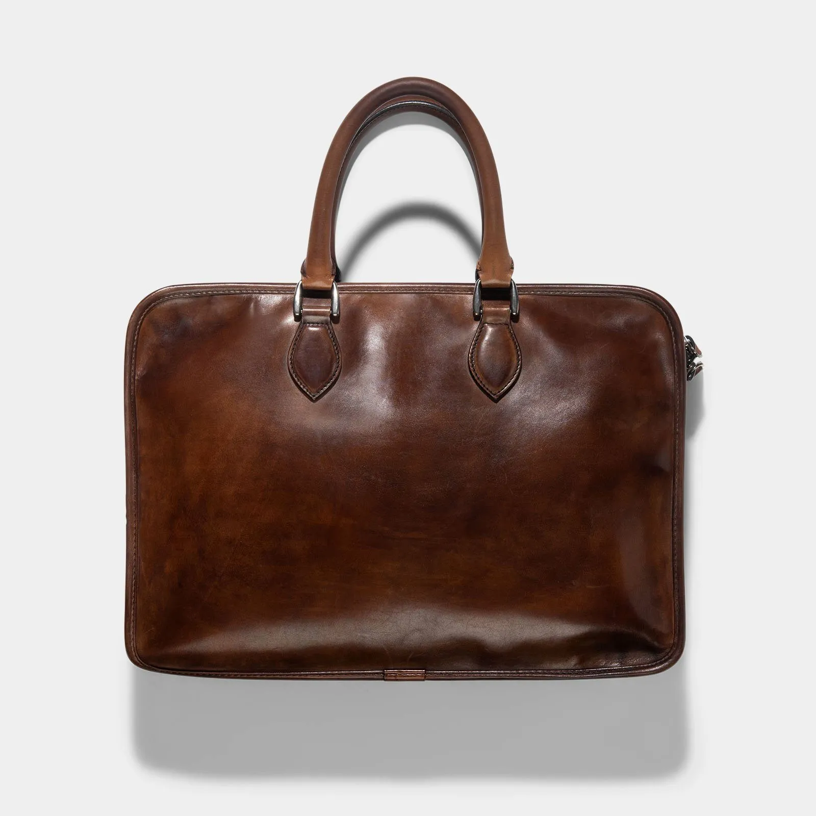 Berluti Un Jour Briefcase Venezia Brown