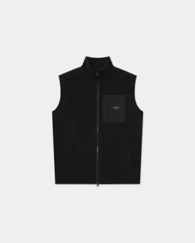 Bishop Fleece Vest, Men - Black Onyx