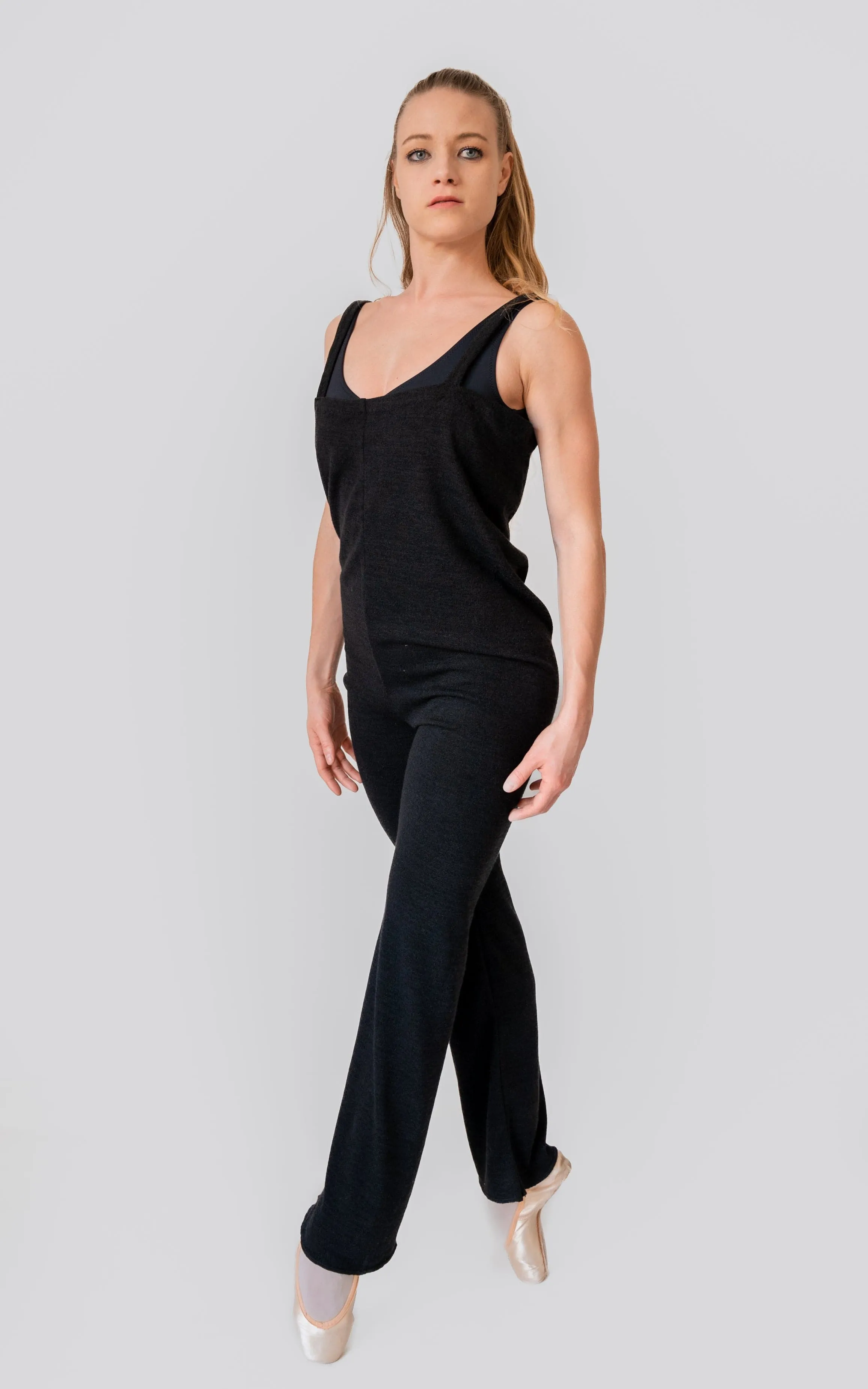 Black Warm-up Dance Overalls MP5055