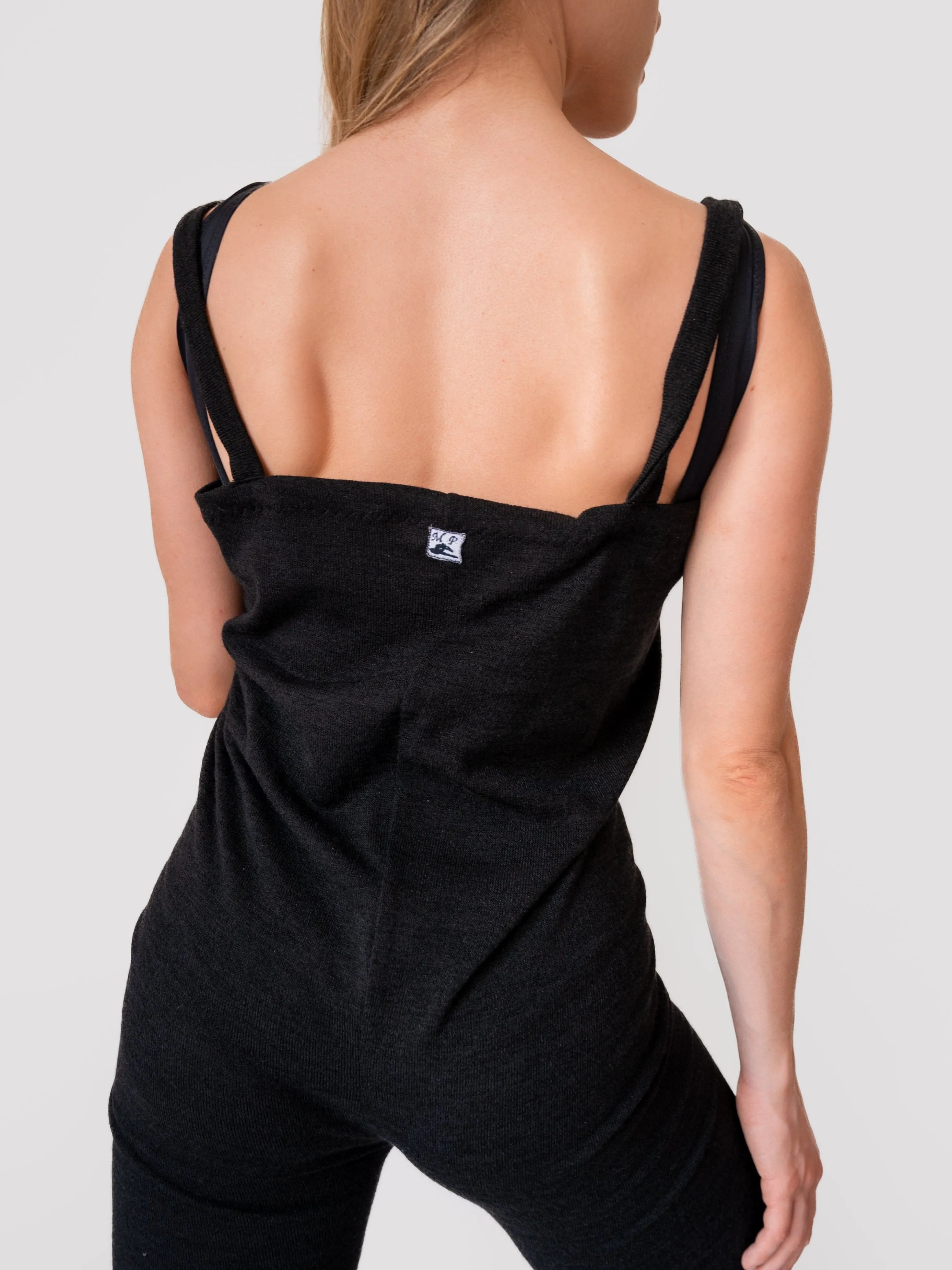 Black Warm-up Dance Overalls MP5055