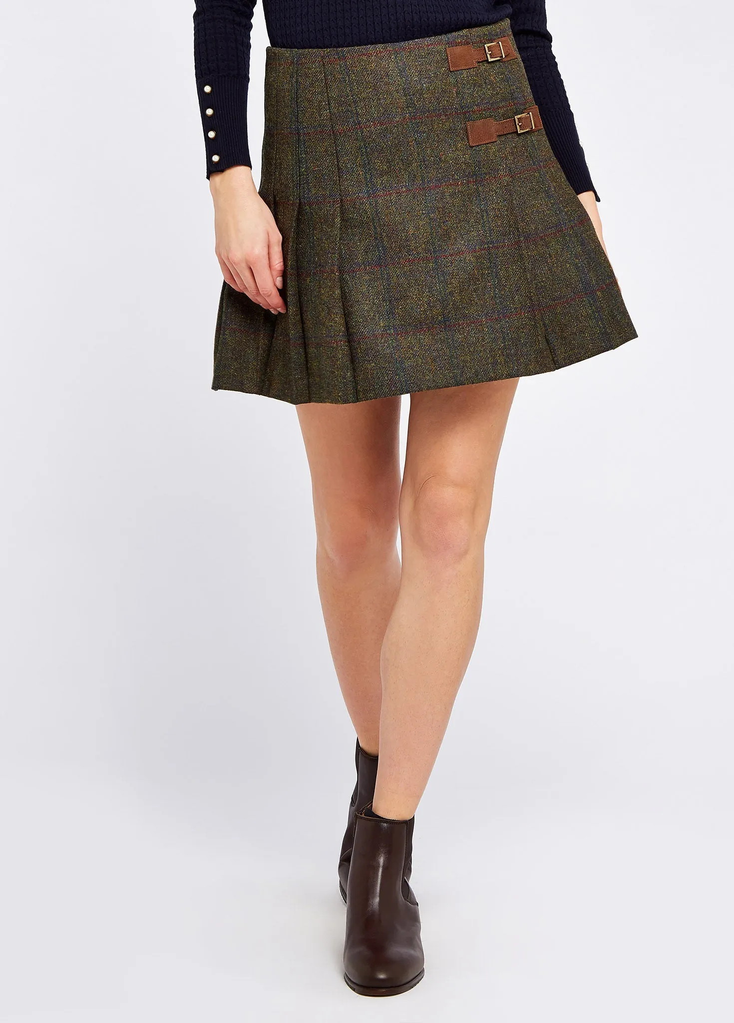 Blossom Tweed Skirt - Hemlock