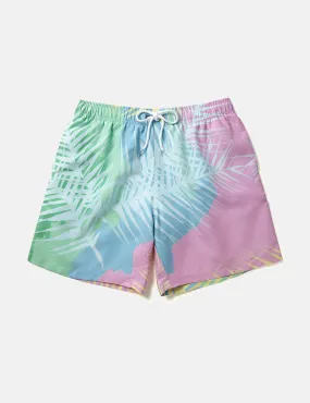 Boardies Tropicano Swim Shorts (Mid-Length) - Blue