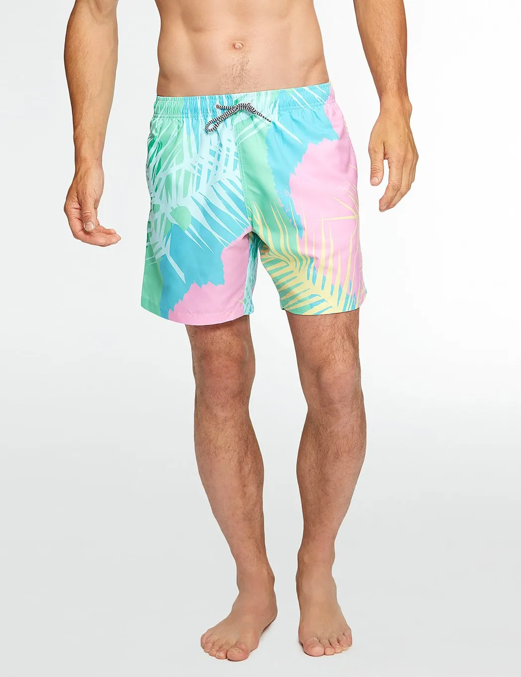 Boardies Tropicano Swim Shorts (Mid-Length) - Blue