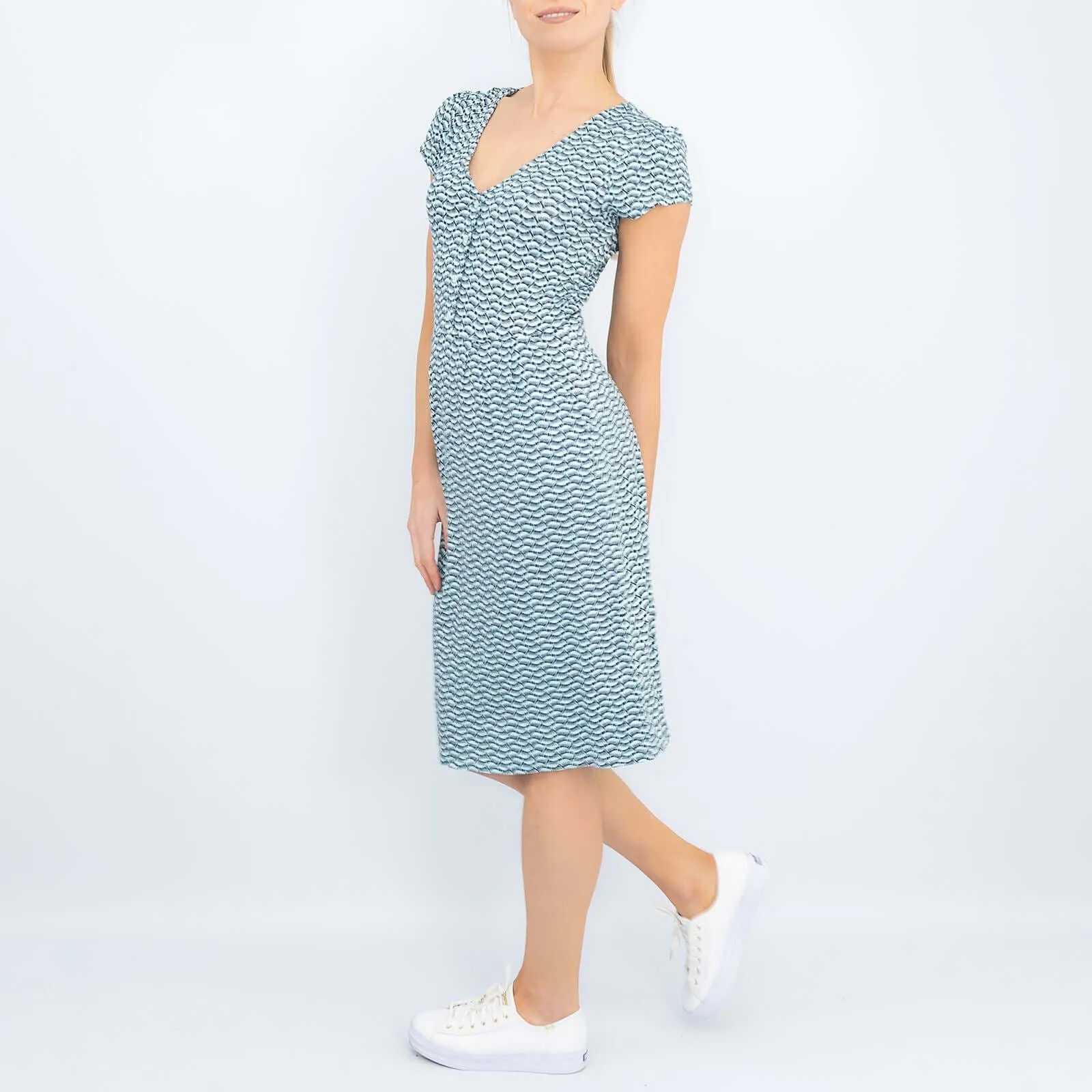 Boden Alberta Tuscan Sun Short Sleeve Jersey Dresses