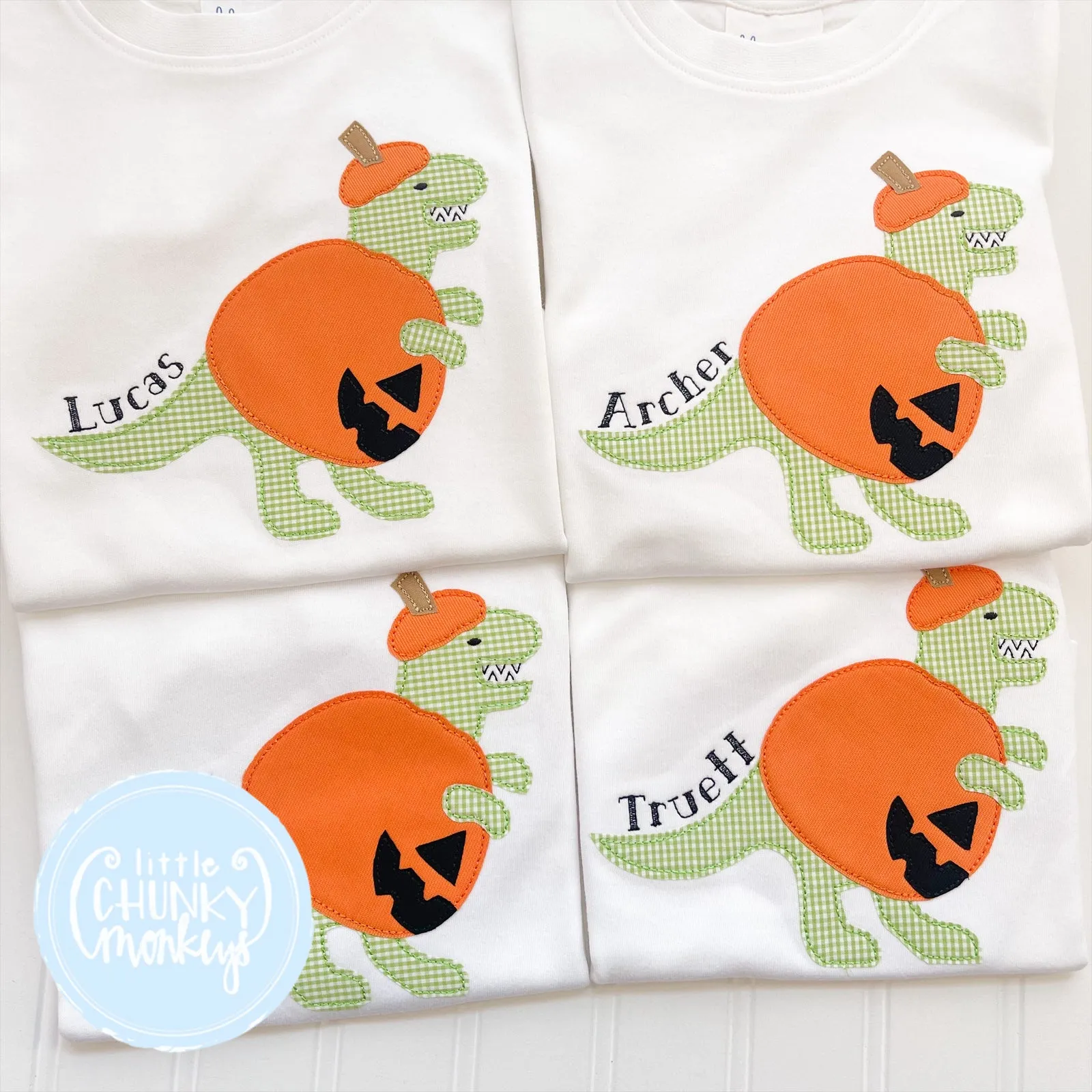 Boy Shirt - Dino Pumpkin Costume