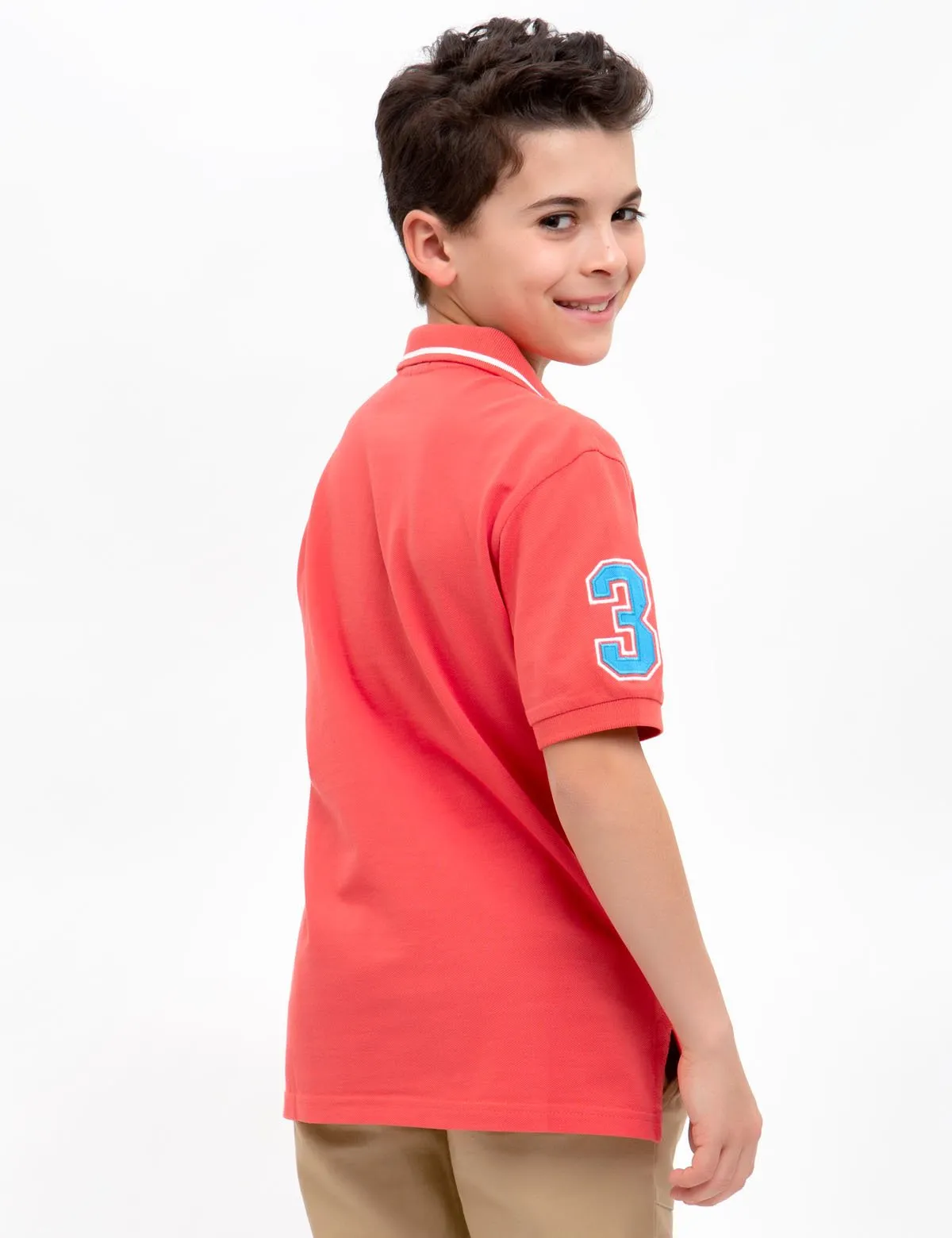 BOYS SOLID POLO SHIRT