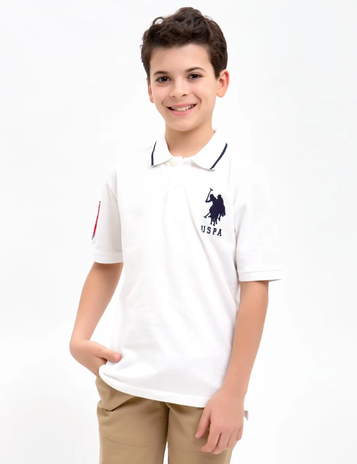 BOYS SOLID POLO SHIRT