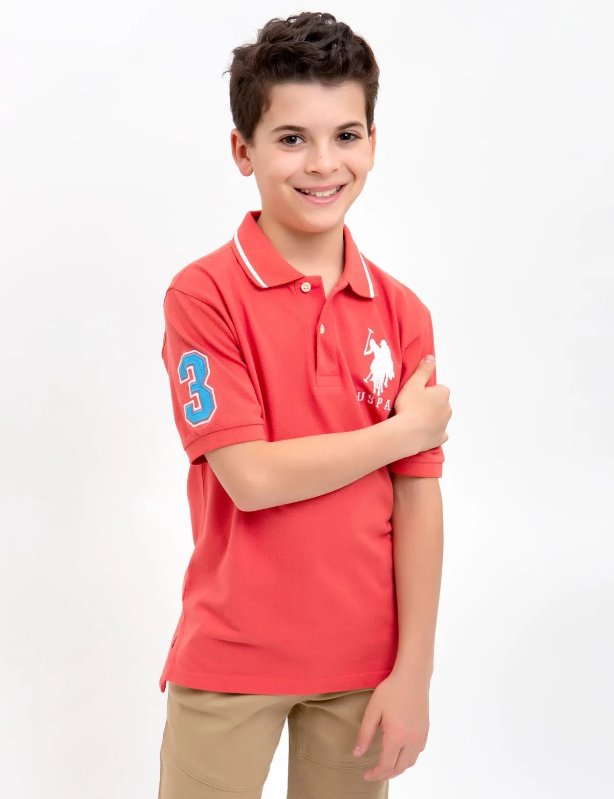 BOYS SOLID POLO SHIRT