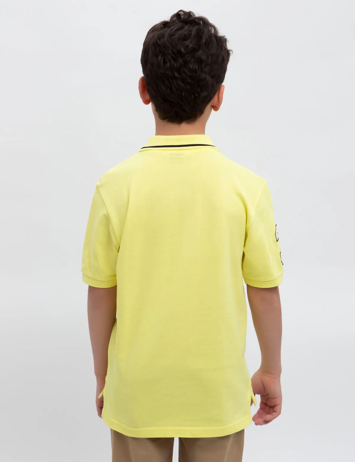 BOYS SOLID POLO SHIRT