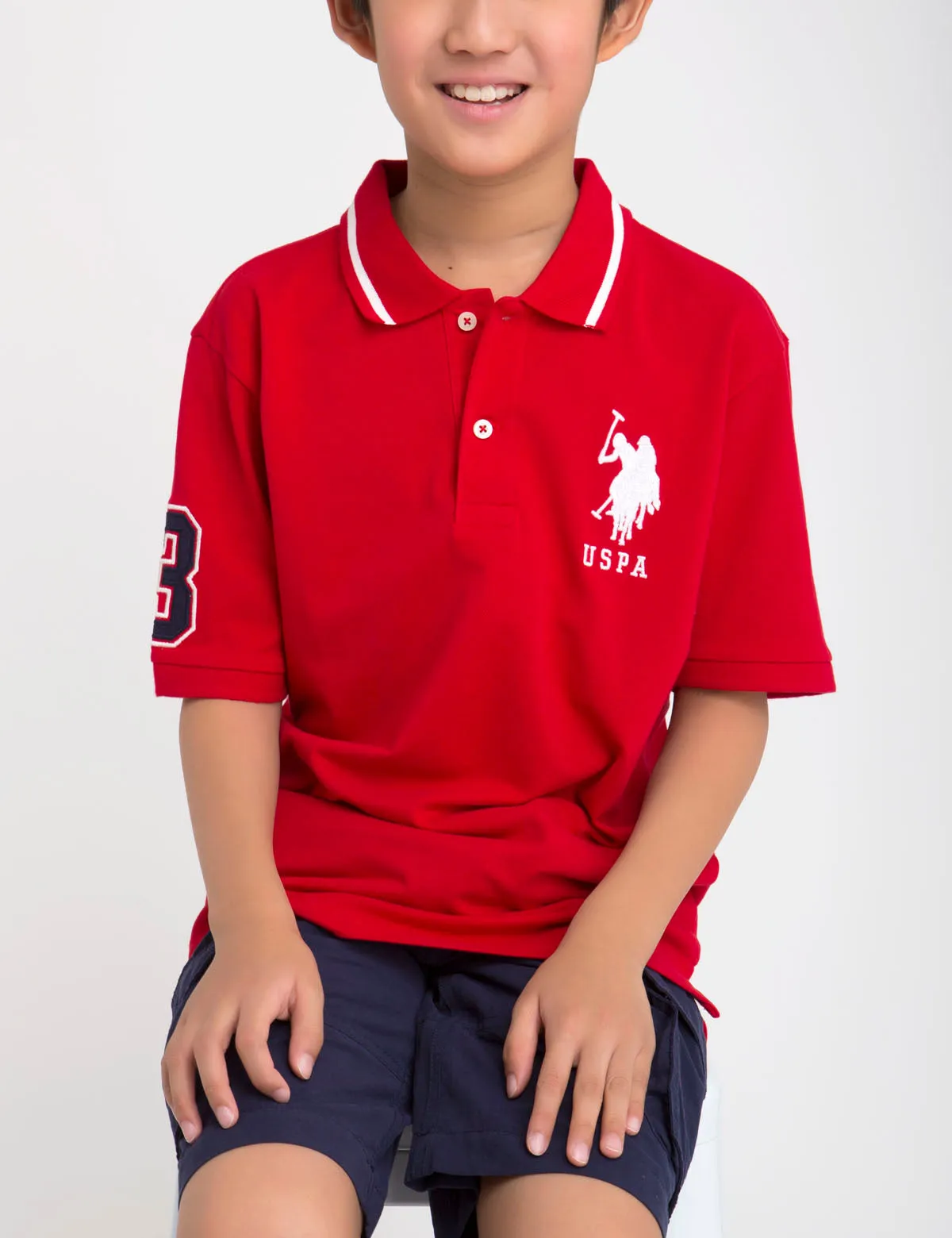 BOYS SOLID POLO SHIRT