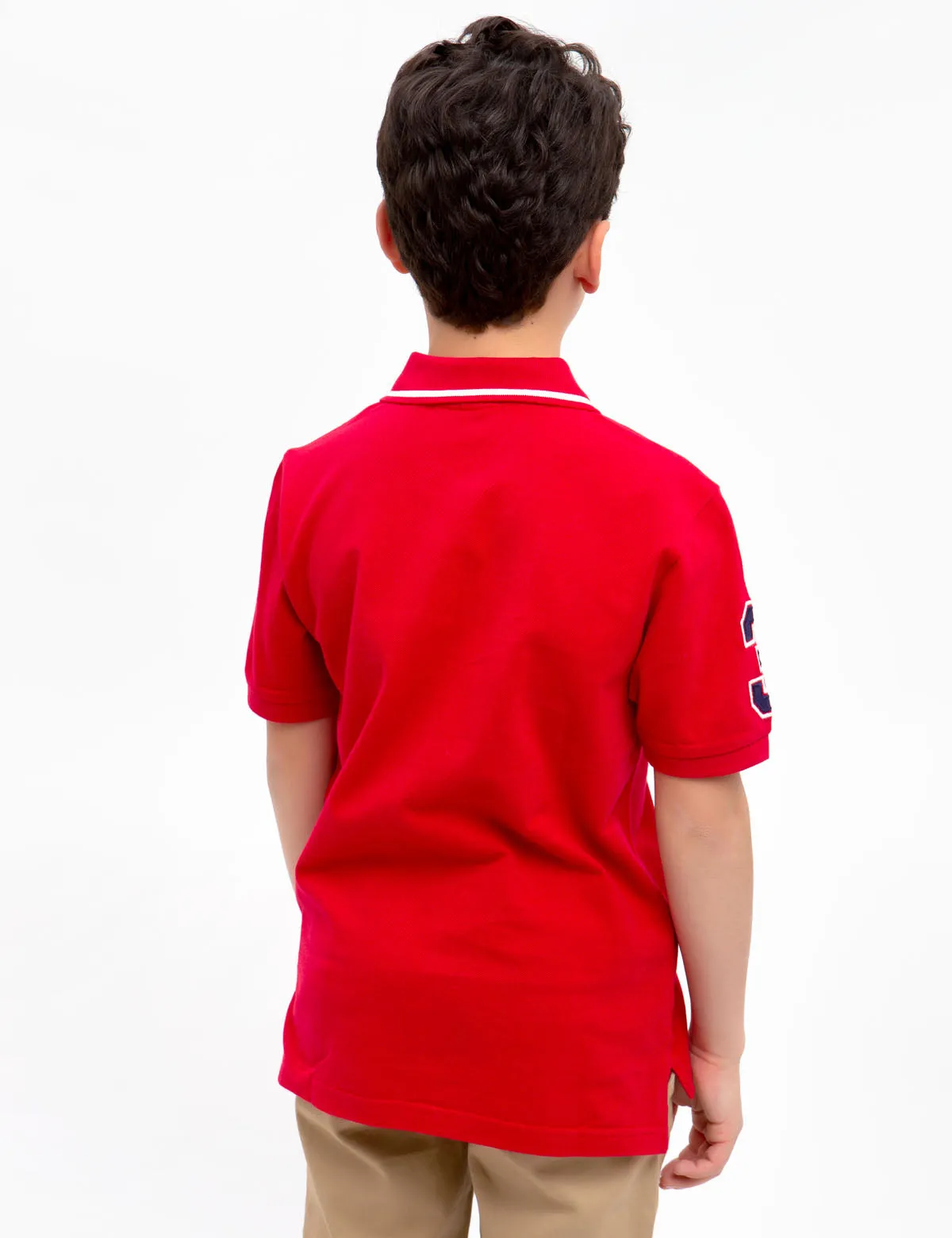 BOYS SOLID POLO SHIRT