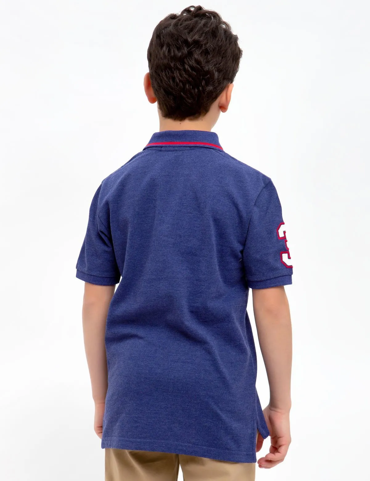 BOYS SOLID POLO SHIRT