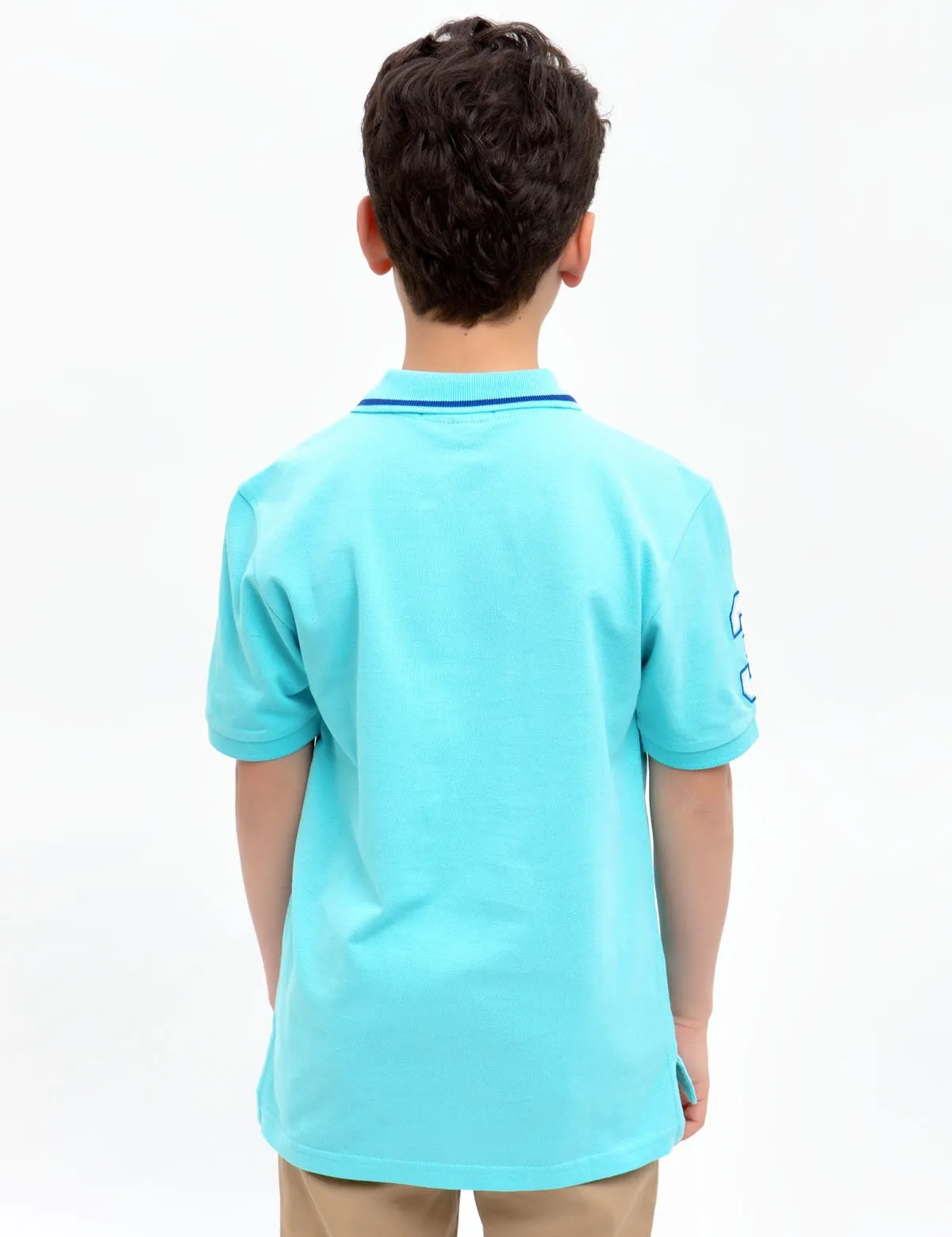 BOYS SOLID POLO SHIRT