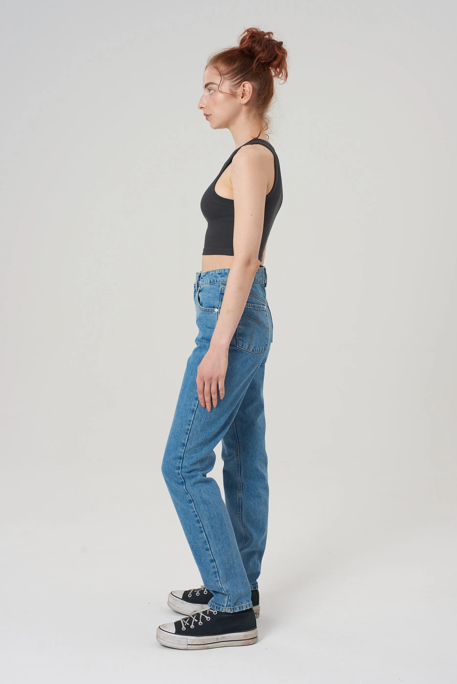 Butt cut jeans - light blue