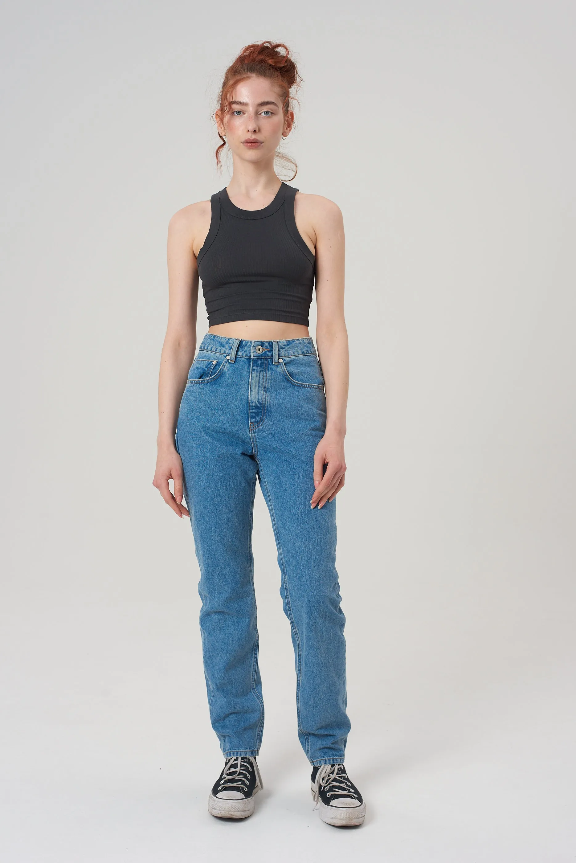 Butt cut jeans - light blue