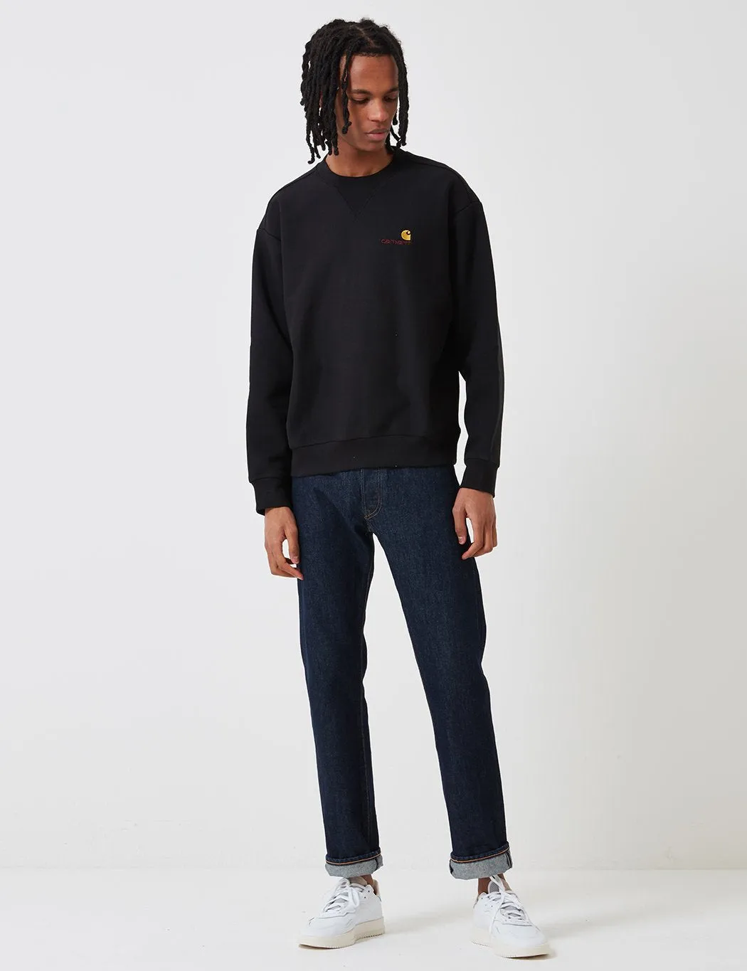 Carhartt-WIP American Script Sweatshirt - Black