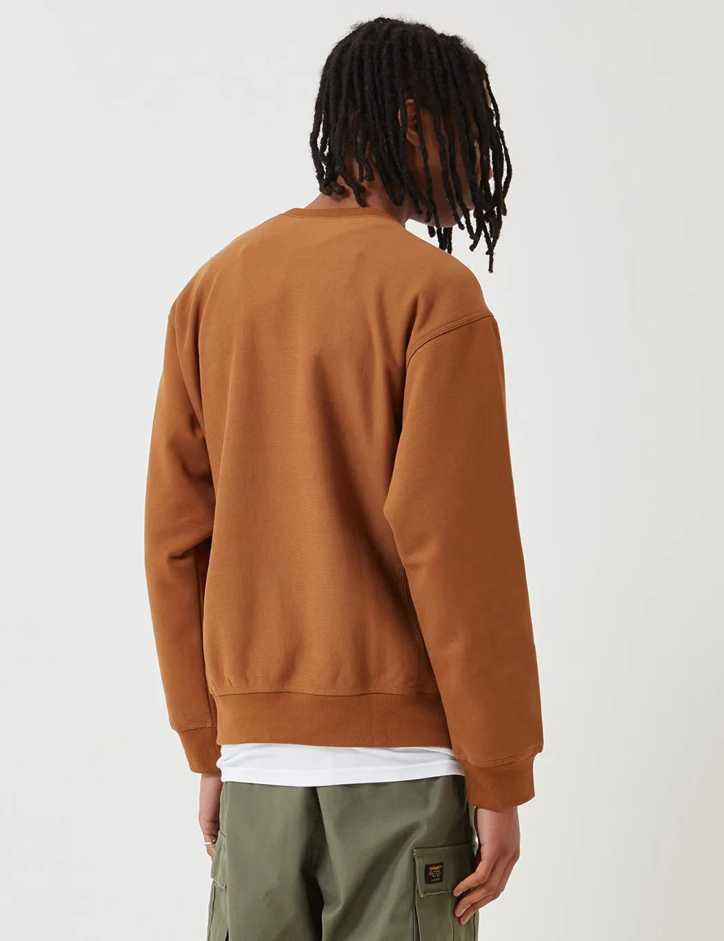 Carhartt-WIP American Script Sweatshirt - Hamilton Brown