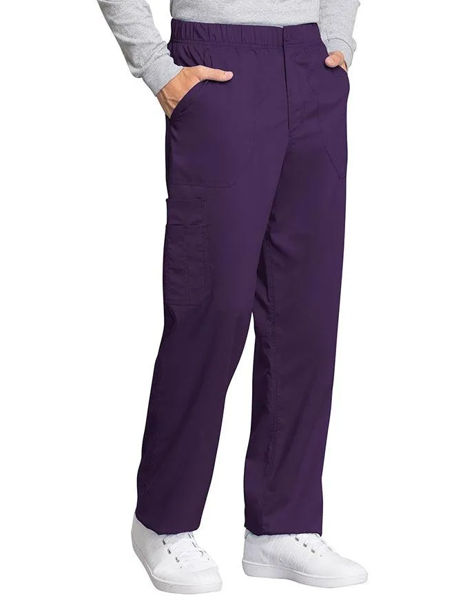 Cherokee Workwear Revolution Tech Men's Mid Rise Straight Leg Zip Fly Pant