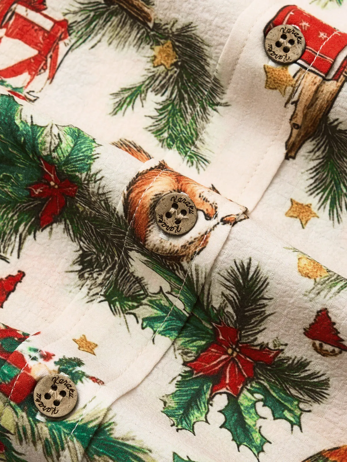 Christmas Fun Seersucker shirt