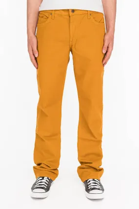 CLASSIC 5 POCKET STRAIGHT LEG JEANS IN CAMEL