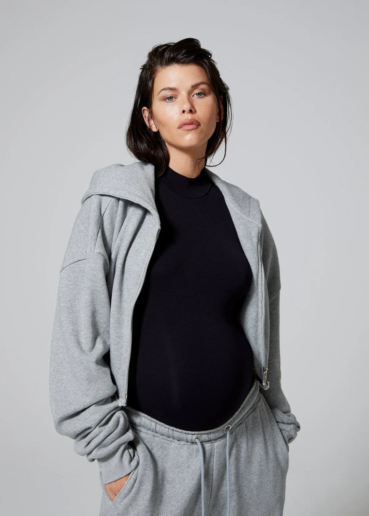 Classic Terry Cropped Hoodie