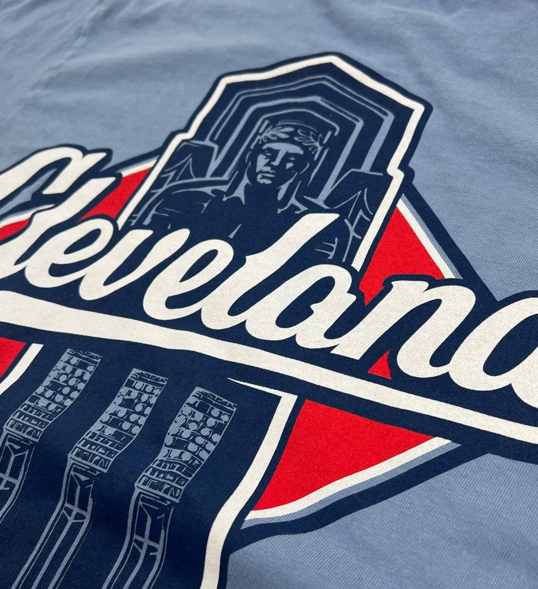 Cleveland Baseball Diamond Script Tshirt