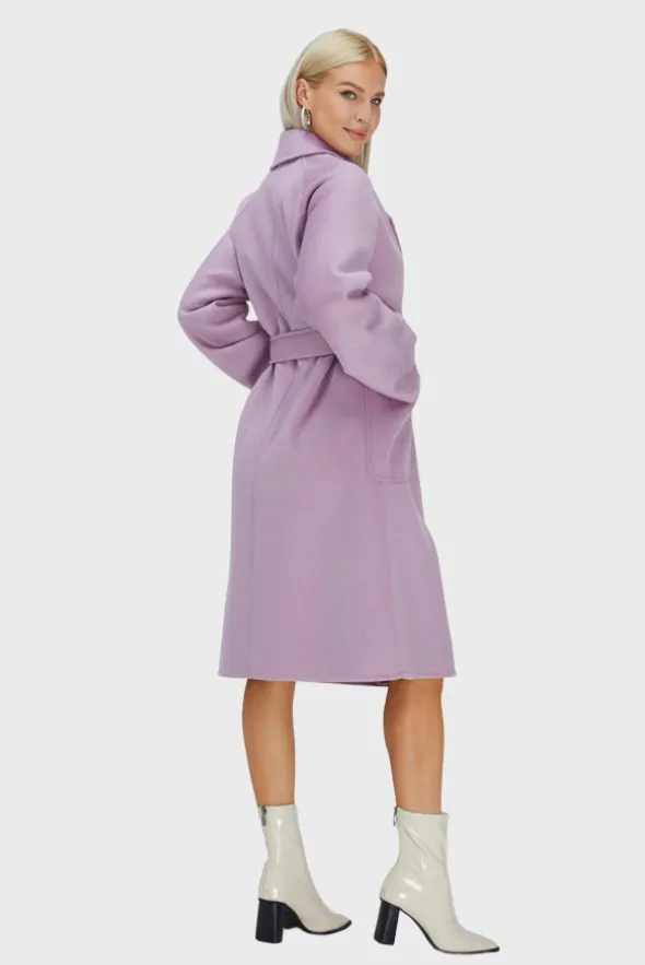 Coat with Belt (Classic Knit Ribbed)