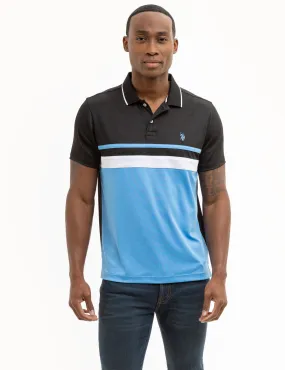 COLORBLOCK JERSEY PERFORMANCE POLO SHIRT