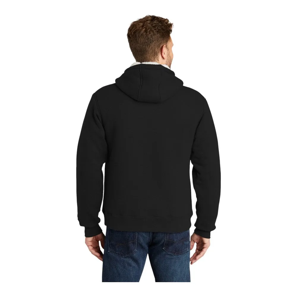 CornerStone Heavyweight Sherpa Lined Hooded Fleece Jacket CS625