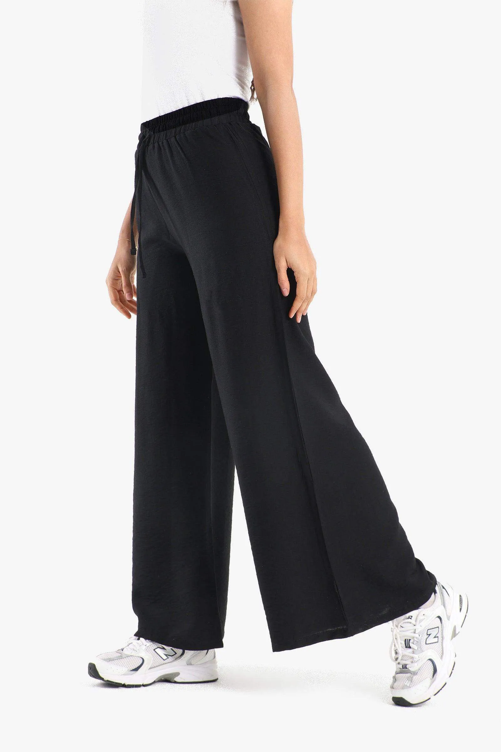 Cotton Wide Leg Lounge Pants