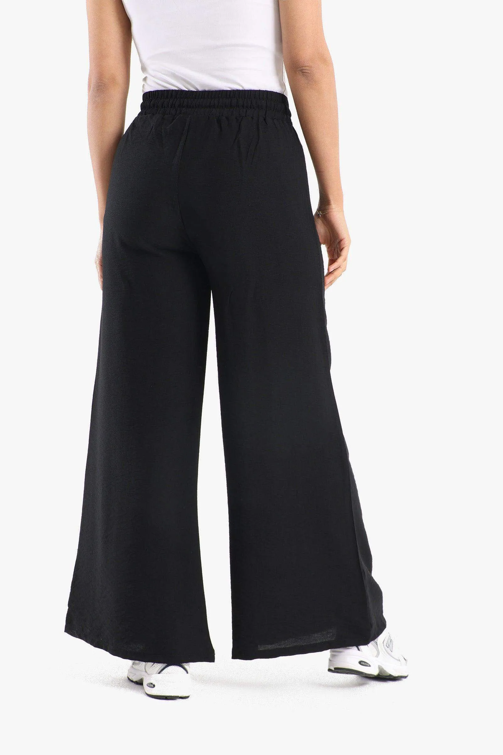 Cotton Wide Leg Lounge Pants