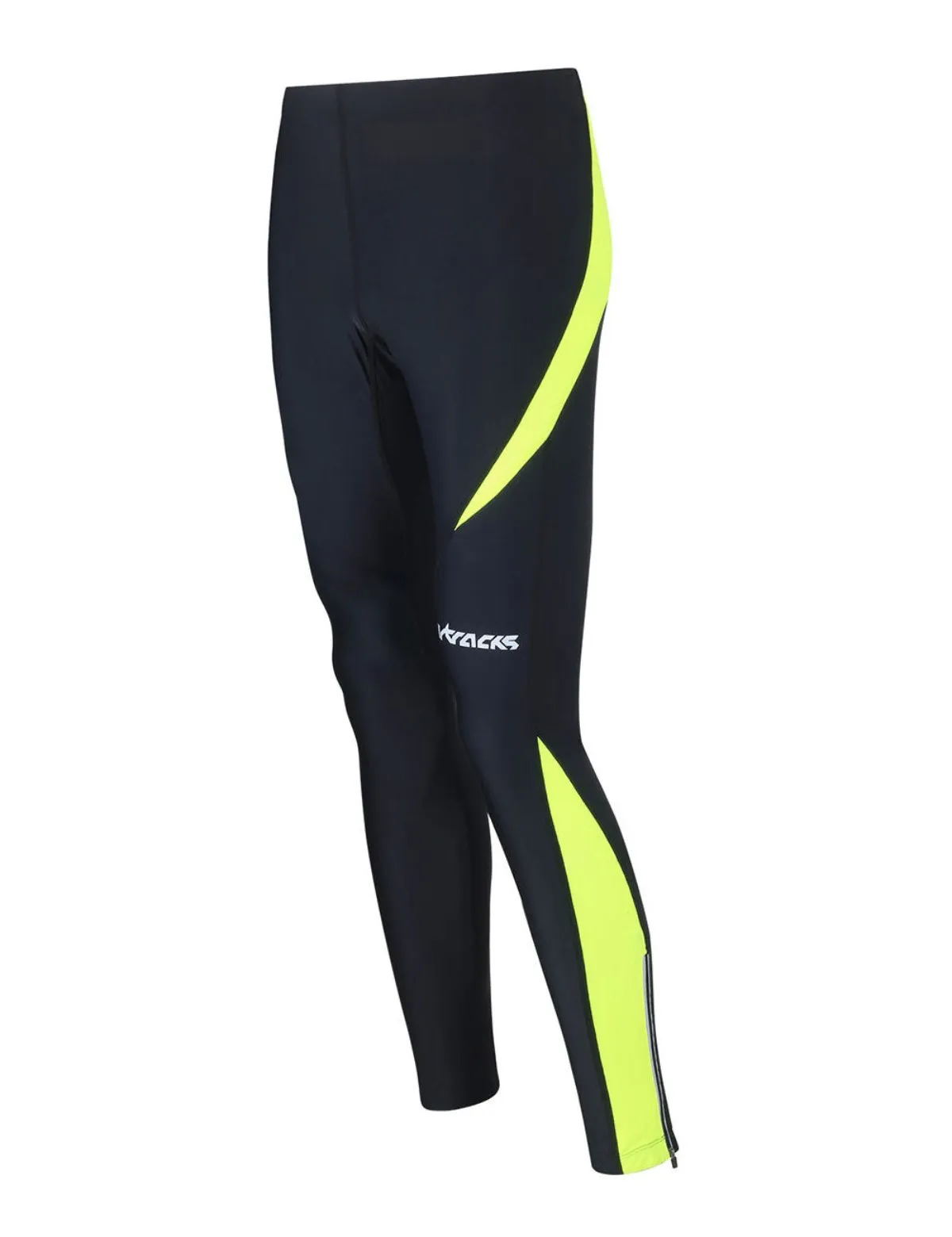 Damen Thermo Laufhose Lang Pro Schwarz Neon