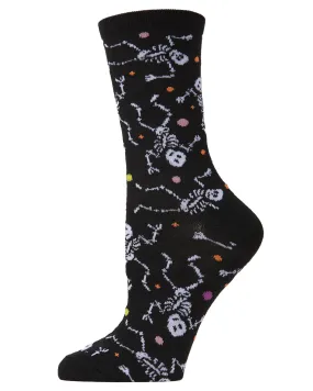 Dancing Dead Skeleton Crew Socks