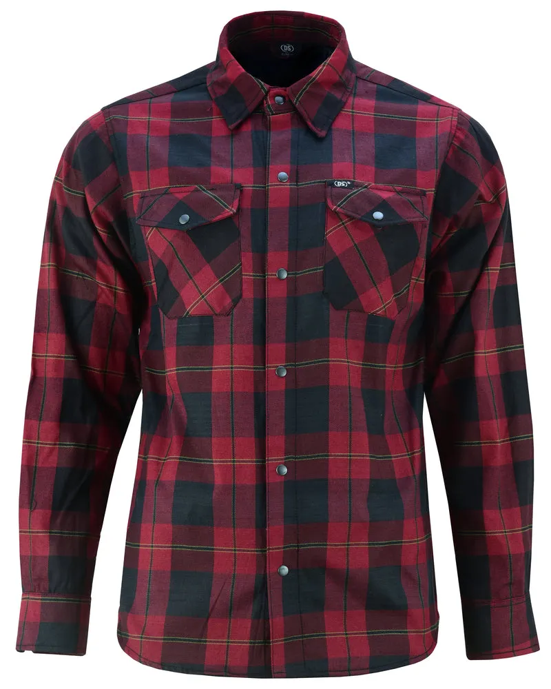 Daniel Smart Flannel Shirt - Red and Black