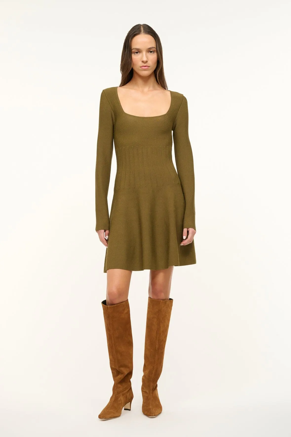 DEORA DRESS | SERGEANT GREEN