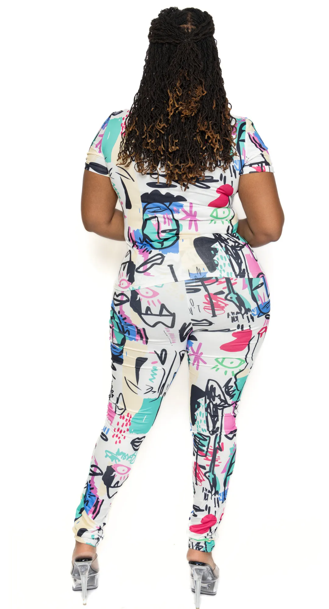 Face Off Multicolor Pant Set