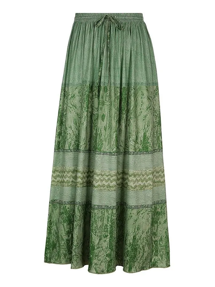 Fairy Tiered Graceful Maxi Skirt