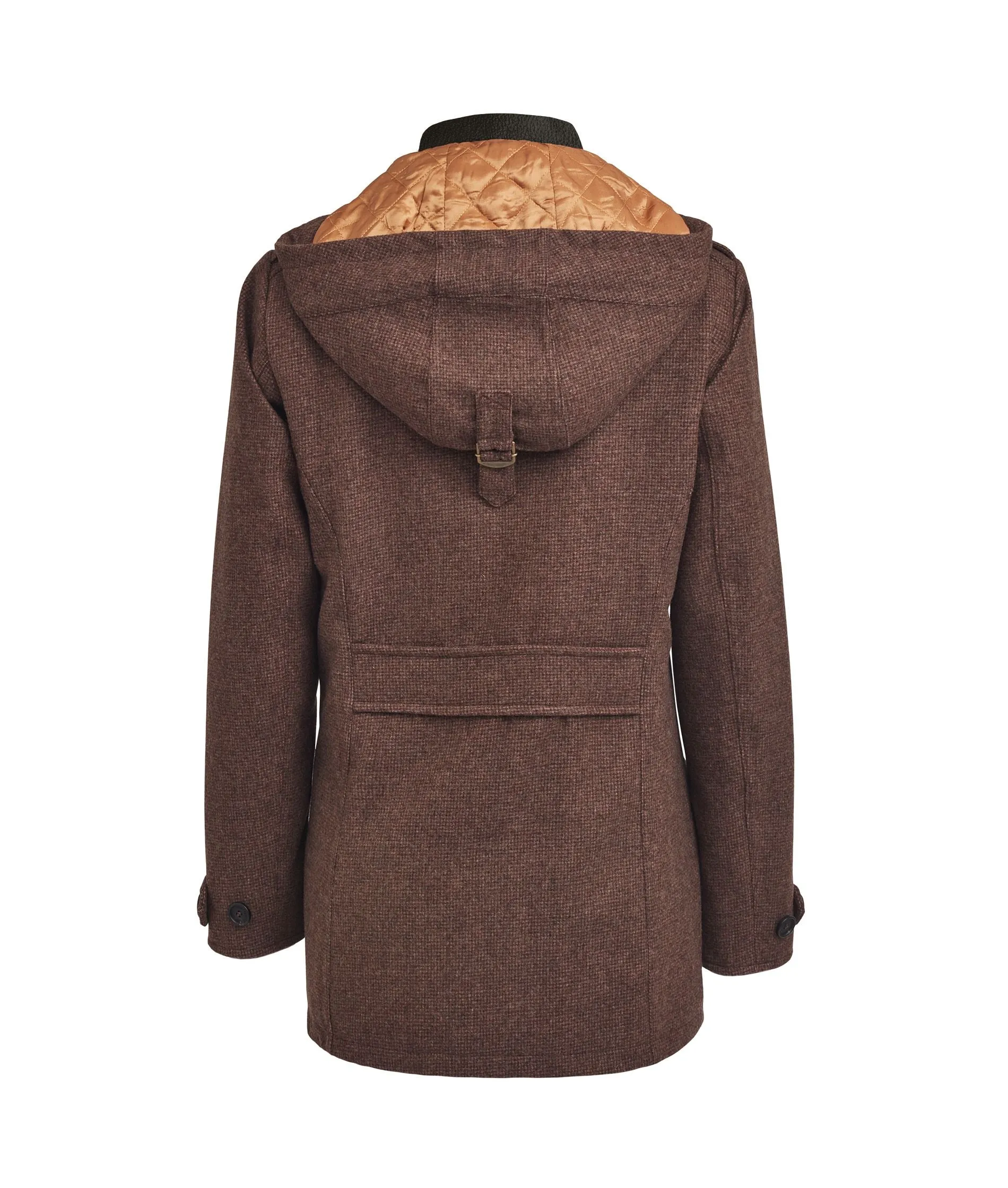 Field coat in Brown Tweed