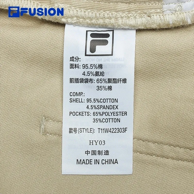 FILA FUSION INLINE CULTURE Women Overalls (Jumpsuit Dress) in Light Khaki