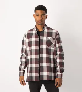 Flannel LS Shirt Port/Vintage Black - Sale