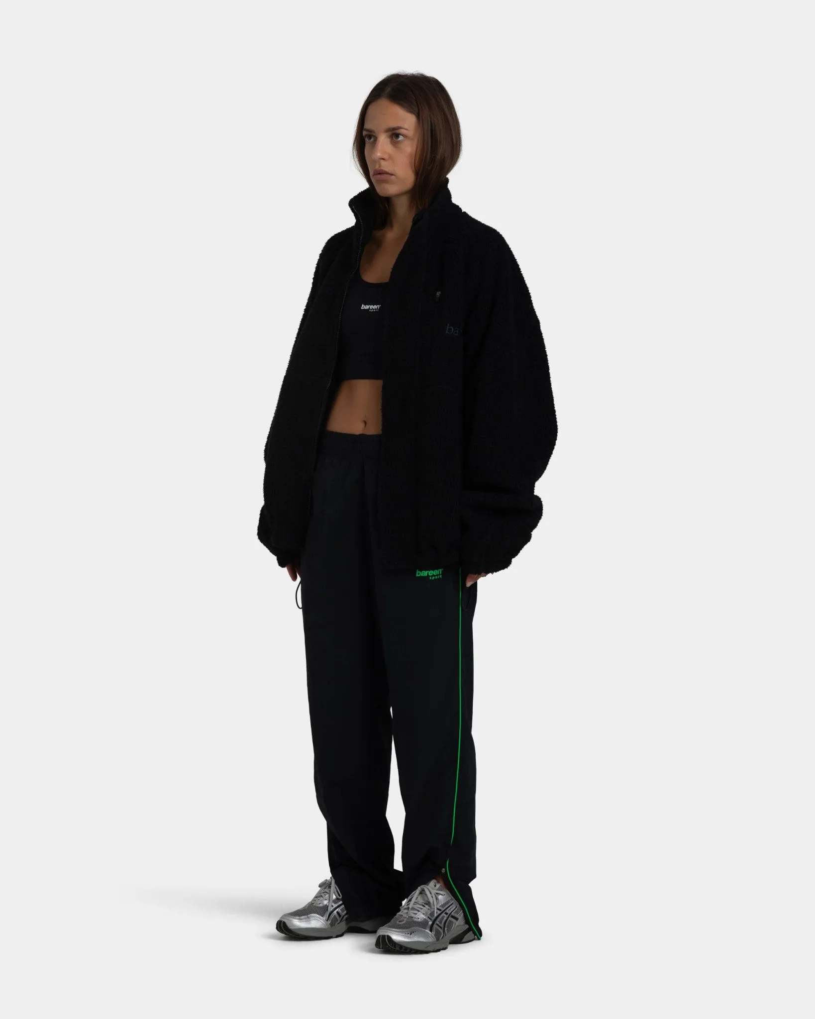 Fleece Jacket, Women (Black) -