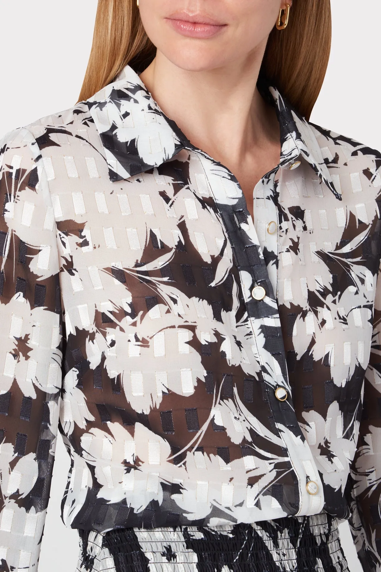 Floral Button Up