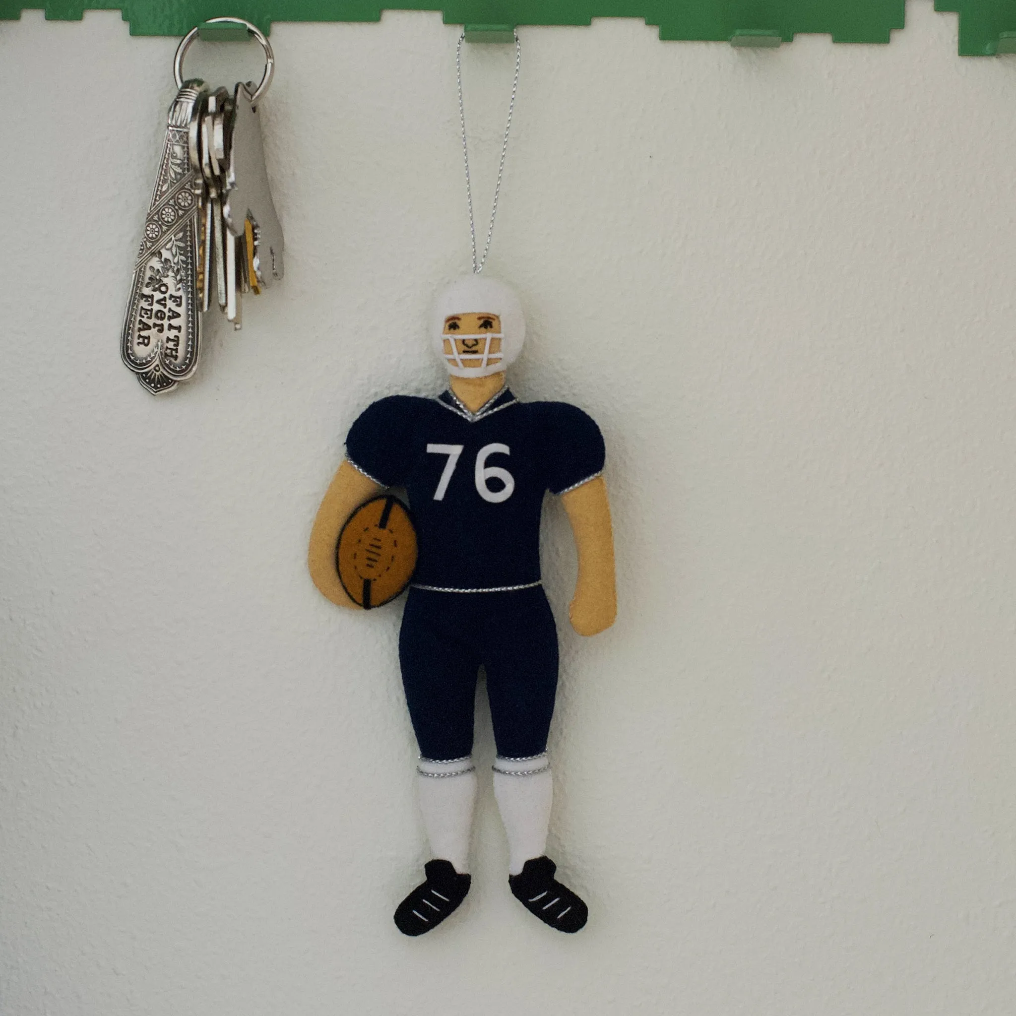 Football Player Ornament