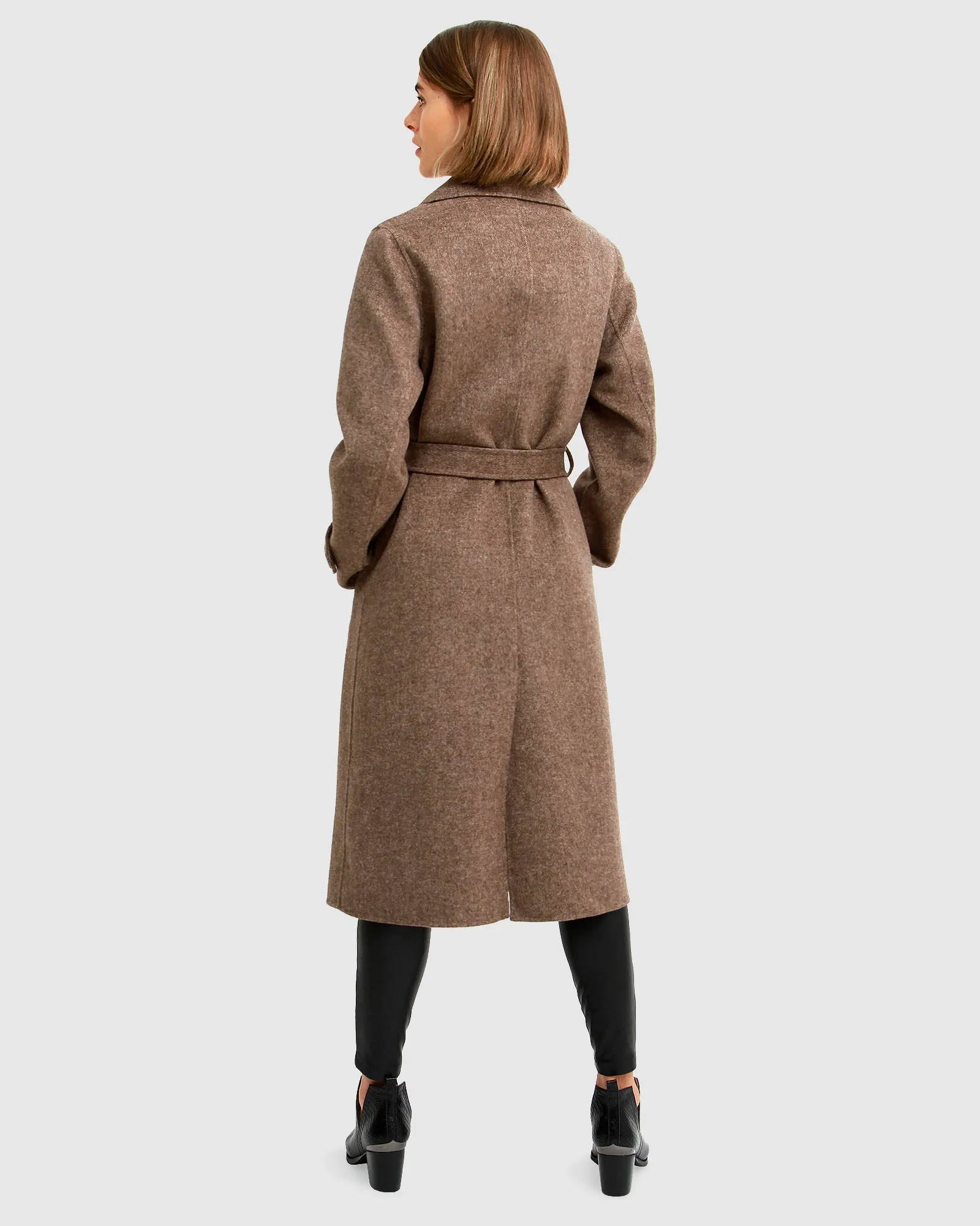 Front Runner Belted Coat - Walnut